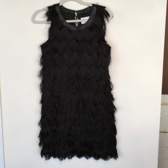 NWOT J.O.A. Black Eyelash Dress - Picture 2 of 5